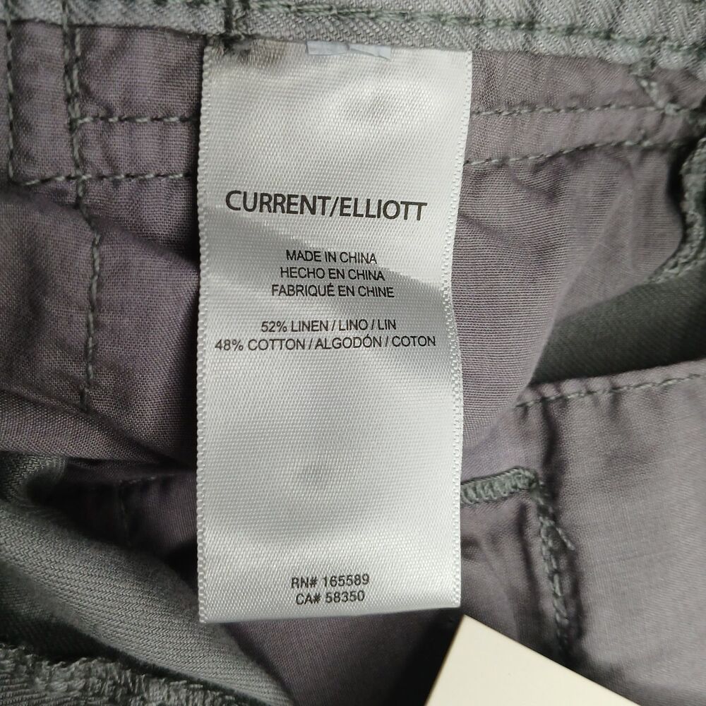 $255 Current/Elliott Women's Classic Fit Wide Leg Trousers Size 28 New - Picture 8 of 10